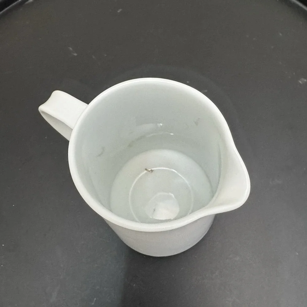 Vintage NORITAKE‎ Snowville 6453 White Creamer Pitcher 1960s 4 Inch MCM *